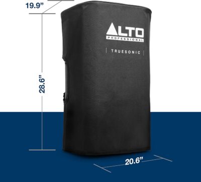 ALTO TS415-2500W 15 Active PA Speaker with 3 Channel Mixer, Bluetooth Streaming and Durable Slip-on Cover for TS415 Active Powered PA Speaker