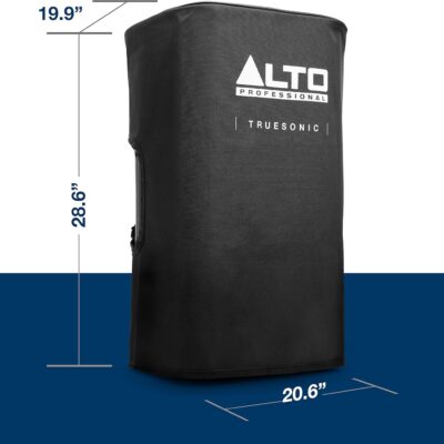 ALTO TS415-2500W 15 Active PA Speaker with 3 Channel Mixer, Bluetooth Streaming and Durable Slip-on Cover for TS415 Active Powered PA Speaker