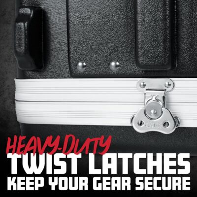 914hkbOiF L. AC SL1500 Gator Cases Lightweight Molded 6U Rack Case with Heavy Duty Latches, Standard 19.25 Depth (GR-6L)