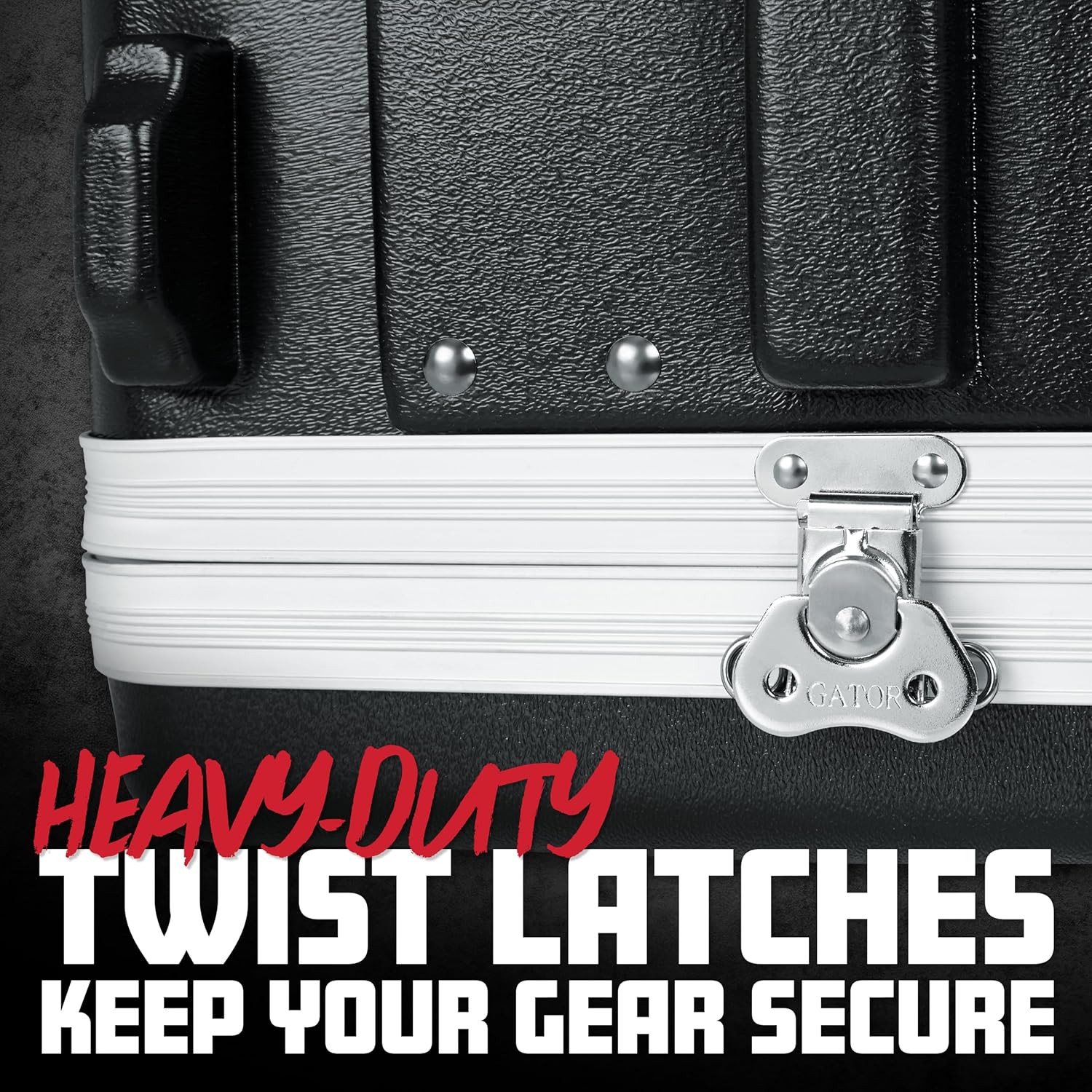 Gator Cases Lightweight Molded 6U Rack Case with Heavy Duty Latches, Shallow 14.25 Depth (GR-6S)