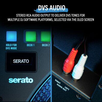 RANE Twelve MKII – 12-Inch Motorized Vinyl Like DJ MIDI Controller Turntable with USB MIDI and DVS Control for Traktor, Virtual DJ and Serato DJ