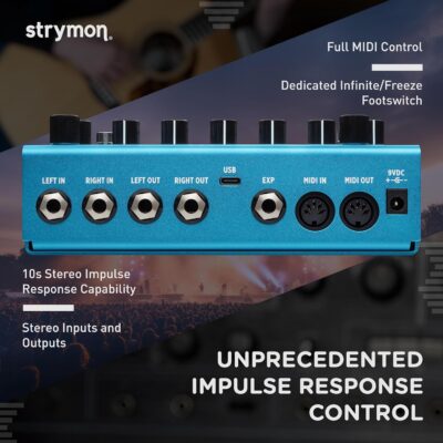 Strymon BigSky MX Reverb Workstation Guitar Effects Pedal for Electric and Acoustic Guitar, Synths, Vocals and Keyboards