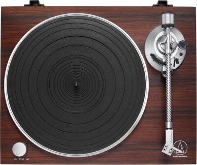 Audio-Technica AT-LPW50BT-RW Manual Belt-Drive Turntable, Rosewood