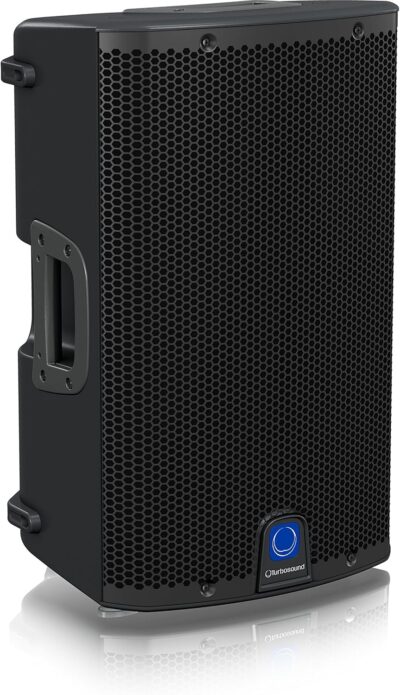 Turbosound iQ10 2500 Watt 2 Way 10 Powered Loudspeaker with Klark Teknik DSP Technology, Speaker Modelling and ULTRANET Networking