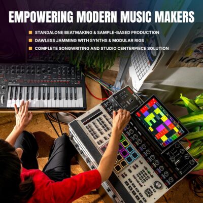 91KlfxMV5hL. AC SL1500 Akai Professional MPC XL Standalone Music Production Center for Sampling and Sequencing with 10.1-inch Touchscreen, 3D MPCe Pads, 8-Core CPU, 16GB RAM, 256GB SSD