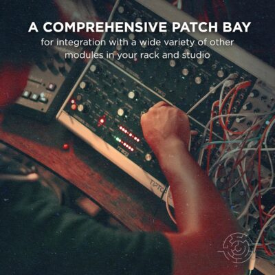 MOOG Labyrinth – Semi-Modular Parallel Generative Analog Synthesizer with Dual Sequencer, Dual Oscillators, VC Wavefolder, VC Filter, Patch Bay