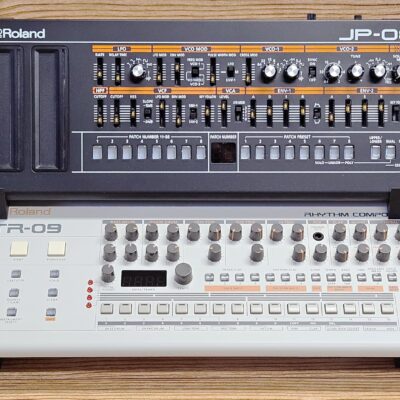 Made in the USA 2 Tier 3D Printed Desktop Mounting Stand For Roland Boutique Series TR-06 TR-08 TR-09 Drum Machine VP-03 Vocoder Synthesizer, Black