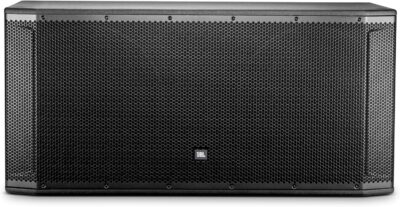 91VOaZDToPL. AC SL1500 JBL Professional SRX828SP Portable, Active, Amplified, Powered Dual 18 Inch Subwoofer System. 2000 Watt Peak Crown Amplifier. DJ, PA, Stage. Black