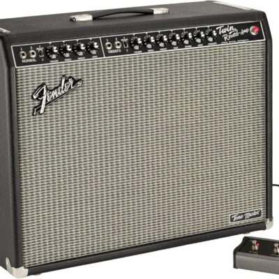 Fender Tone Master Twin Reverb Guitar Amplifier, with Amperstand Guitar Cradle
