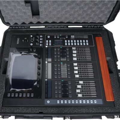 Case Club Case fits Behringer WING Compact Mixer. Pre-Cut, Heavy Duty, Wheeled, & Waterproof