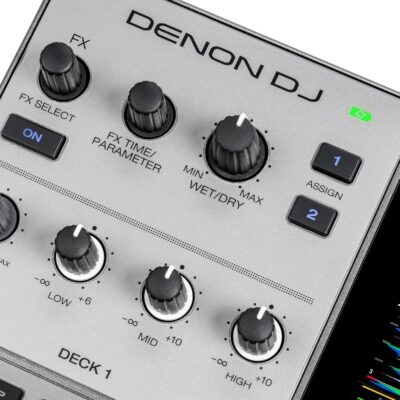 91dQsHWNcCL. AC SL1500 Denon DJ PRIME GO+ Portable DJ Controller and Mixer with Stem Separation, 2 Decks, Wi-Fi Streaming, Bluetooth, Lights Control, 7 Screen and Battery