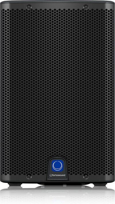 Turbosound iQ10 2500 Watt 2 Way 10 Powered Loudspeaker with Klark Teknik DSP Technology, Speaker Modelling and ULTRANET Networking