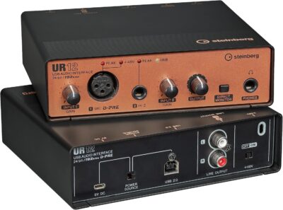 91f5 HKhm6L. AC SL1500 Steinberg UR Series UR12 Black/Copper Audio Interface with Cubase AI and Cubase AI