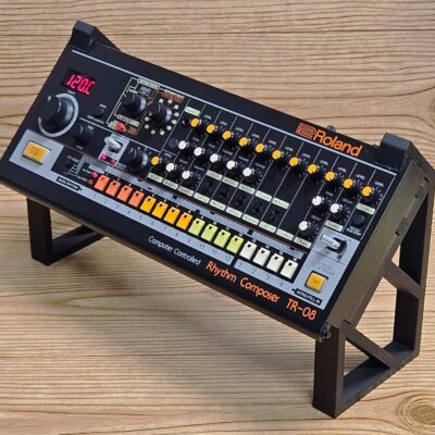 Made in USA 45 Degree Angled RISER Desktop Studio Stands For Roland Boutique A-01 D-05 JP-08 JU-06 JU-06A JX-03 JX-08 SH-01A TB-03 TR-06 TR-08 TR-09 Synthesizer Sound Modules