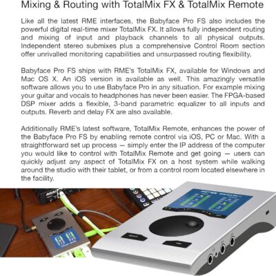 Babyface Pro FS 24 Channel 192khz High Precision USB Audio Interface
