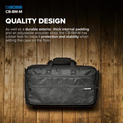 91lrlE8GdgL. AC SL1500 BOSS CB-BM-M | Multi-Effects Case | Compatible GT-1000, GX-100, ME-90, & ME-90B | Lightweight & Durable | Thick Internal Padding | Adjustable Shoulder Strap | Versatile Accessory Pockets