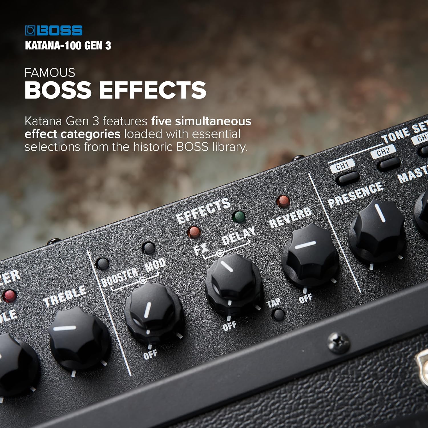 Boss Katana-100 Gen 3 100-watt 1 x 12-inch Combo Amplifier