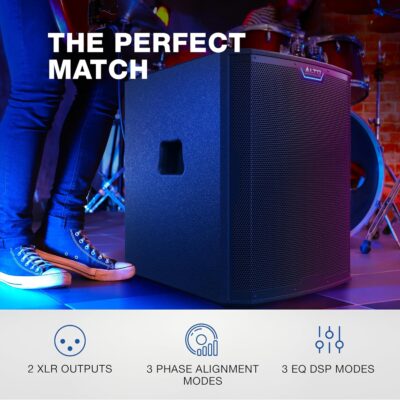 91op4BA7ucL. AC SL1500 ALTO TS415 and TS18S Powered PA Speaker and Subwoofer Bundle for Live Performances, Events, Karaoke, Public Address, Presentations
