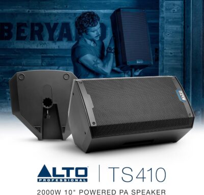91puXVgtcmL. AC SL1500 ALTO TS410 2000W 10 Powered PA Speaker with 3 Channel Mixer, Bluetooth Streaming, Wireless Loudspeaker Linking, DSP App