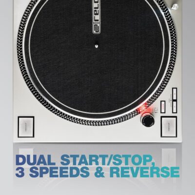 Reloop RP-7000 MK2 Professional Upper Torque Turntable System, Silver