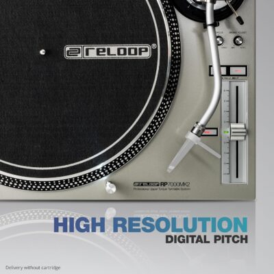 Reloop RP-7000 MK2 Professional Upper Torque Turntable System, Silver