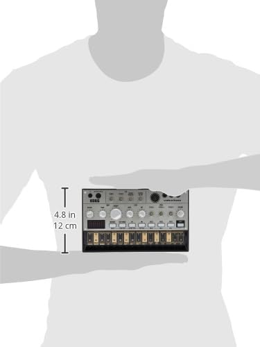 Korg Volca Bass Analog Synthesizer w/Three Oscillators and 16-step Sequencer
