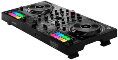Hercules DJControl Inpulse 500: 2-deck USB DJ controller for Serato DJ and DJUCED (included)