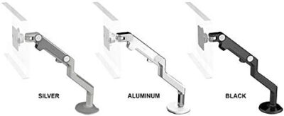 31dN97KHzYL. AC Humanscale M8 Adjustable Articulating Computer Monitor Arm – Both Mounts Clamp and Bolt Through Mount with Base – Silver with Gray Trim