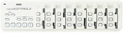 31ebOMiaq8L. AC Korg, 1-Key Midi Controller (NANOKON2WH),White