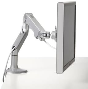 31uHx EskkL. AC 1781280728 2108 Humanscale M8 Adjustable Articulating Computer Monitor Arm – Both Mounts Clamp and Bolt Through Mount with Base – Silver with Gray Trim