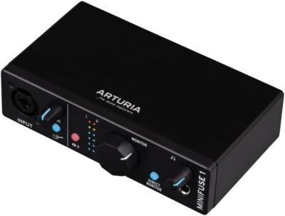 Arturia MiniFuse 2 Recording Pack – Black
