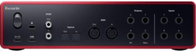 413IKseipQL. AC SL1000 Focusrite Scarlett 18i16 USB-C Audio/MIDI Interface (4th Generation) Bundle with XLR- XLR Cable (2 Pack), Hosa Mid-310 Black 10 ft. Midi cable (2 Pack)