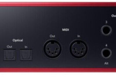 413IKseipQL. AC SL1000 Focusrite Scarlett 18i16 USB-C Audio/MIDI Interface (4th Generation) Bundle with XLR- XLR Cable (2 Pack), Hosa Mid-310 Black 10 ft. Midi cable (2 Pack)