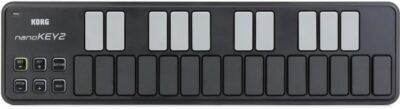 414IWgzSH6L. AC 1781223966 9784 Korg, 25-Key Midi Controller (NANOKEY2BK),Black