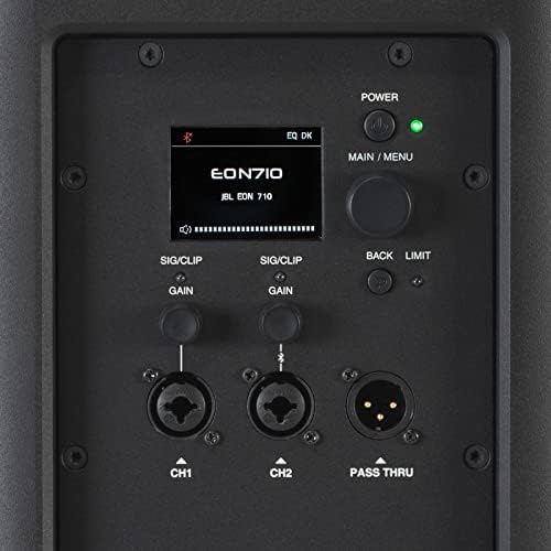 JBL Professional EON710 Powered PA Speaker with Bluetooth, 10 inch, 1300 Watt, Wired Electric, Black