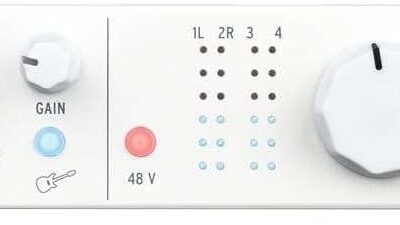 41FUW3ab4LL. AC SL1500 Arturia MiniFuse 4 White Bundle: 4×4 USB-C MIDI Audio Recording Interface with 110dB Dynamic Range, PRO-M50 Closed-Back Studio Headphones with 40mm Drivers, 2-Items
