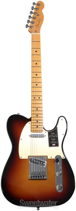 Fender American Ultra II Telecaster Electric Guitar – Ultraburst with Maple Fingerboard