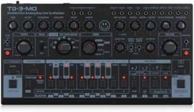 41T4o7BJeDL. AC Behringer TD-3-MO Modded Out Analog Bass Line Synthesizer with VCO, VCF and VCA – Black