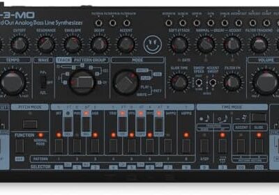 41T4o7BJeDL. AC Behringer TD-3-MO Modded Out Analog Bass Line Synthesizer with VCO, VCF and VCA – Black