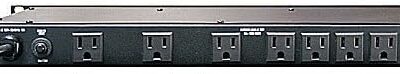 Furman M-8Lx Merit X Series 8 Outlet Power Conditioner & Surge Protector with Dual Rack Lights Plus (2) Hosa 18 Gauge Electrical Extension Cable