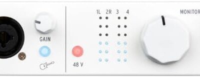 41nvXsDJuqL. AC SL1000 Arturia MiniFuse 4 Versatile Desktop USB-C Audio Interface, White w/ 2-Pack Pig Hog PHM10 8mm XLR Microphone Cable and Liquid Audio Polishing Cloth
