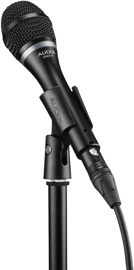 AUDIX OMX-T Dynamic Hypercardioid Vocal Microphone – Black – Wide Frequency Range, Perfect for Loud Stage Environments