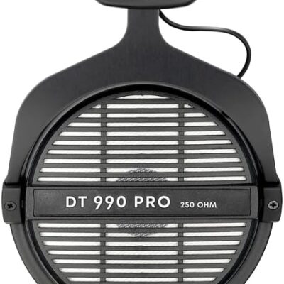 512mO7QiwUL. AC SL1200 1781096543 7462 beyerdynamic DT 990 PRO, 250 Ohm, Open Back, Over Ear, Wired Headphones, 3m Coiled Cable, Black with Grey Velour Ear Pads