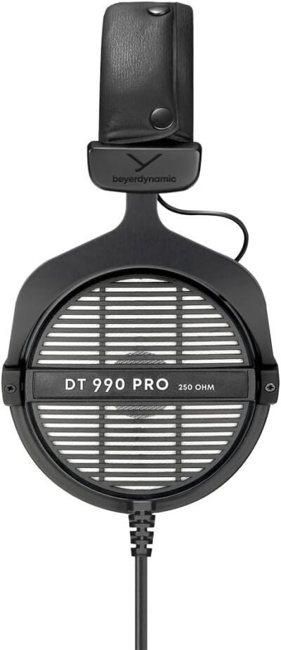 512mO7QiwUL. AC SL1200 1781096543 7462 beyerdynamic DT 990 PRO, 250 Ohm, Open Back, Over Ear, Wired Headphones, 3m Coiled Cable, Black with Grey Velour Ear Pads