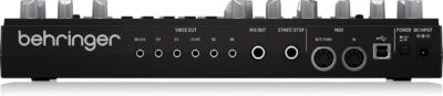Behringer Rhythm Designer RD-6-BK Analog Black Drum Machine With 8 Drum Sounds, 64-Step Sequencer and Distortion Effects