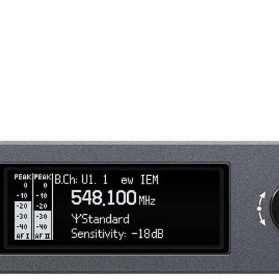 Sennheiser Pro Audio Sennheiser ew IEM G4-Twin-A1 in Ear Monitor System w/ 2 Belt Packs Range (470-516Mhz), Dual Beltpack