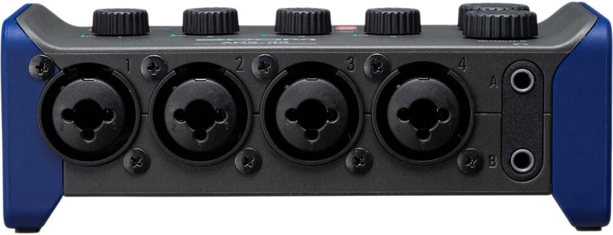 Zoom AMS-44 USB Audio Interface for Musicians & Podcasters, with 4 Inputs, 4 Outputs, Loopback, Direct Monitoring, Bus-Powered, for Recording and Streaming on PC, Mac, iOS, and Android