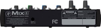 51JtEJFjAL. AC SL1000 Mackie Mix Series Mix8 8-Channel Mixer, Black