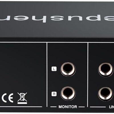 51PSfux7YL. AC SL1500 Depusheng USB Audio Interface with ASIO Drivers, 24Bit 192Khz, Phantom Power +48v, Low Latency for Home Studio Recording, PC/MAC Compatible (4 CHANNEL)
