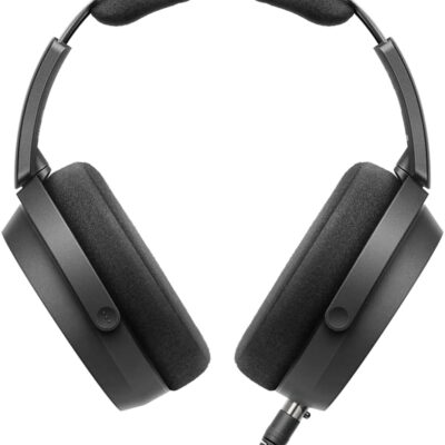 Sennheiser HD 490 PRO Open-Back Professional Headphones Bundle with 25ft Pig Hog Headphone Extension Cable & Polishing Cloth – Studio Monitoring, Mixing, and Critical Listening